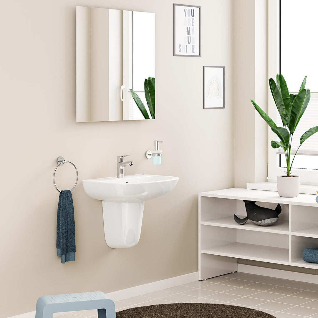 GROHE StartEdge - Einhand-Waschtischarmatur (wassersparend, langlebige Oberfläche, S Size), chrom, 2
