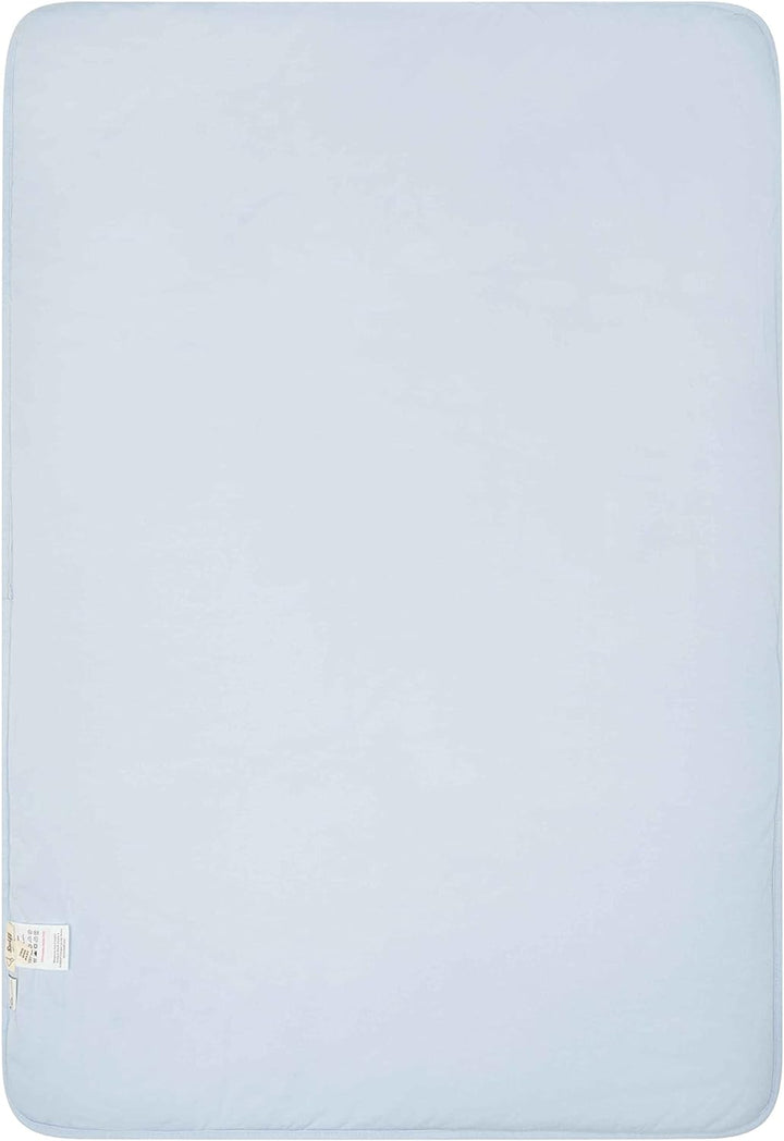 Steiff Unisex Baby Basic Decke GOTS, Celestial Blue