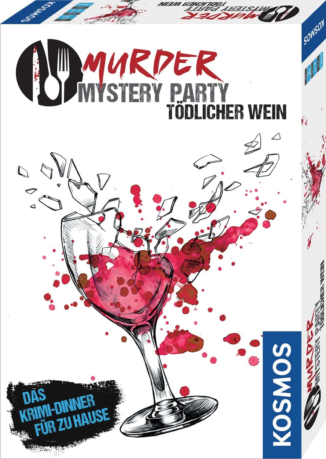 Kosmos Murder Mystery Party - Tödlicher Wein + Mord am Grill - Das Krimi-Dinner für zu Hause, Komple