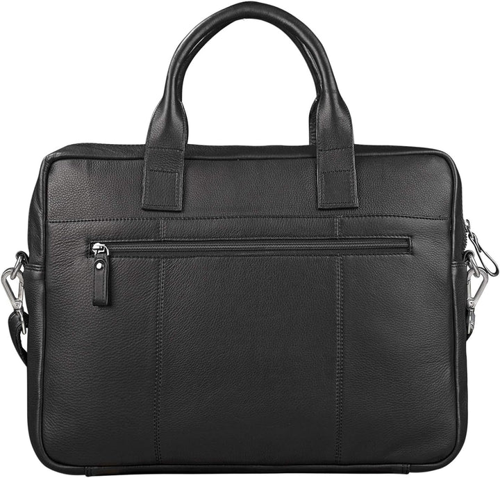 STILORD 'Leander' Umhängetasche Leder Gross Arbeitstasche Aktentasche Business Herren und Damen 15.6