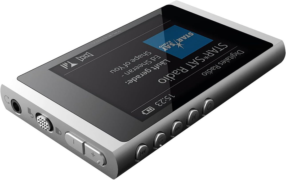 VR-Radio DAB Radio: Digitales Slim-Taschenradio DAB+/FM, Akku, Ohrhörer, Alu-Gehäuse (DAB Mini Radio