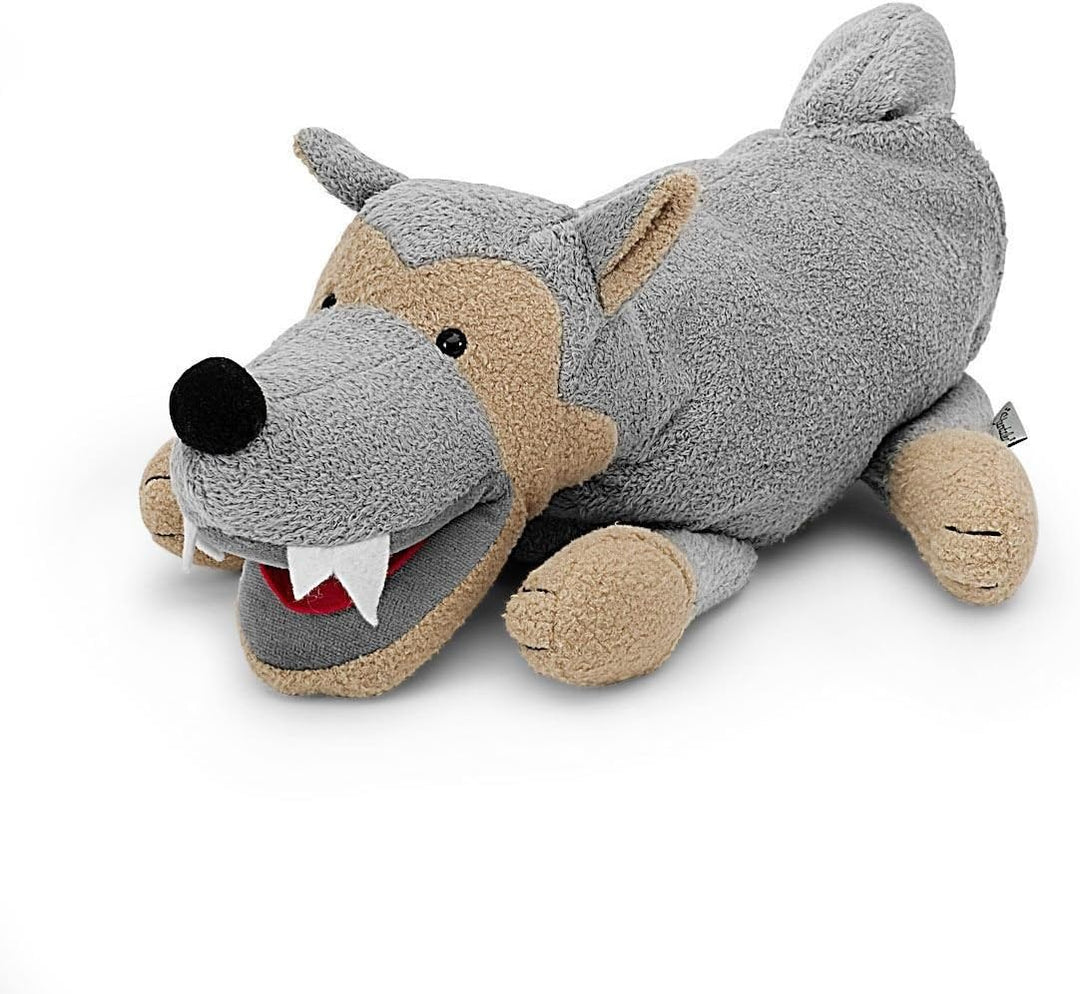Sterntaler 36054 Handpuppe Wolf, 30 x 15 x 11 cm, Grau, Wolf
