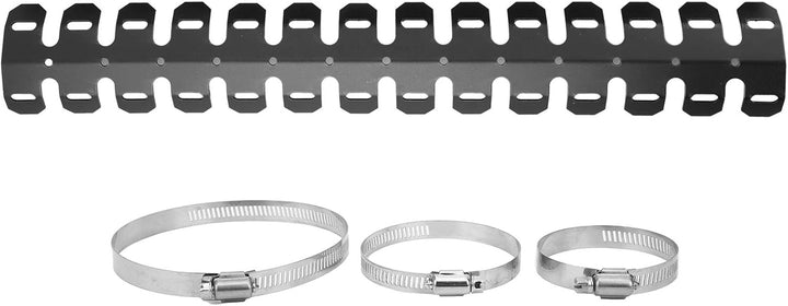 Aramox Auspuff Hitzeschutz, 23,85 Zoll Universal Motorrad Auspuffrohr Edelstahl Hitzeschild Schutzhü