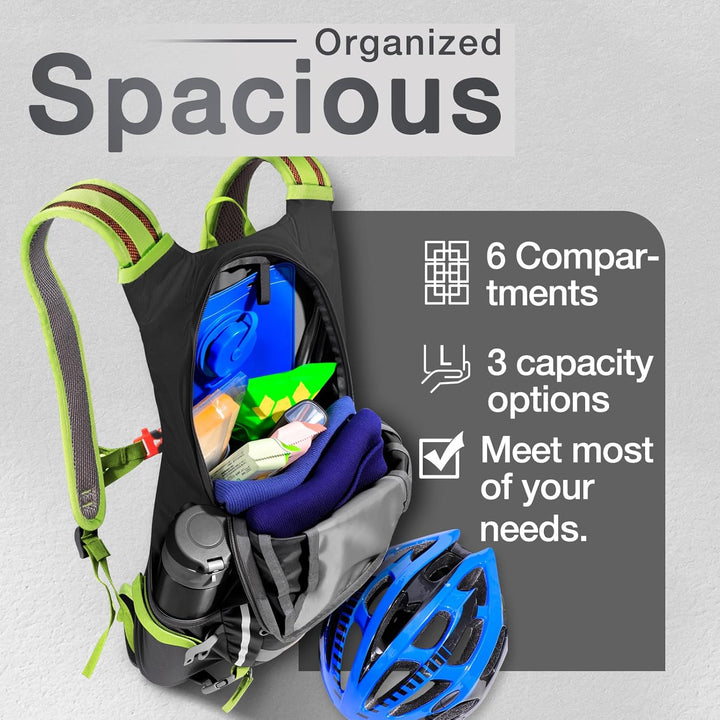 SPGOOD Fahrradrucksack 20L/25L/30L (9 Farben)-Wasserdichter Ultraleicht-für Damen & Herren Multifunk