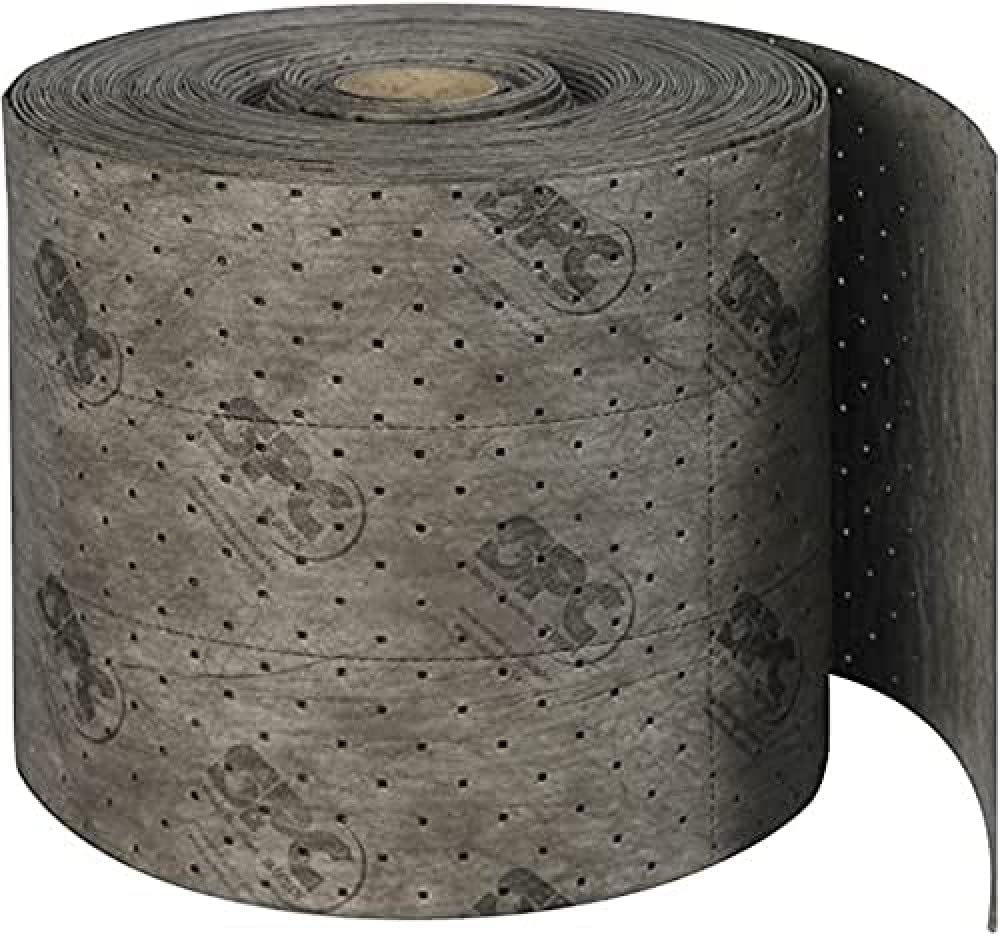 Saugfähige Rolle für Starken Verkehr, 46,00m x 380,00mm, Grau 46,00 mx 380,00 mm Grau, 46,00 mx 380,