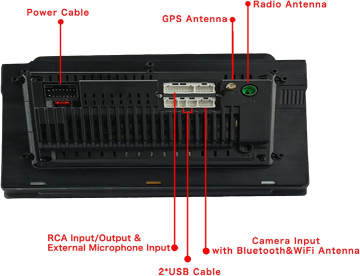 LEXXSON Android 10.1 Auto Radio Stereo 9 Zoll Kapazitiver Touchscreen für BMW E39 5 Serie 1996-2003
