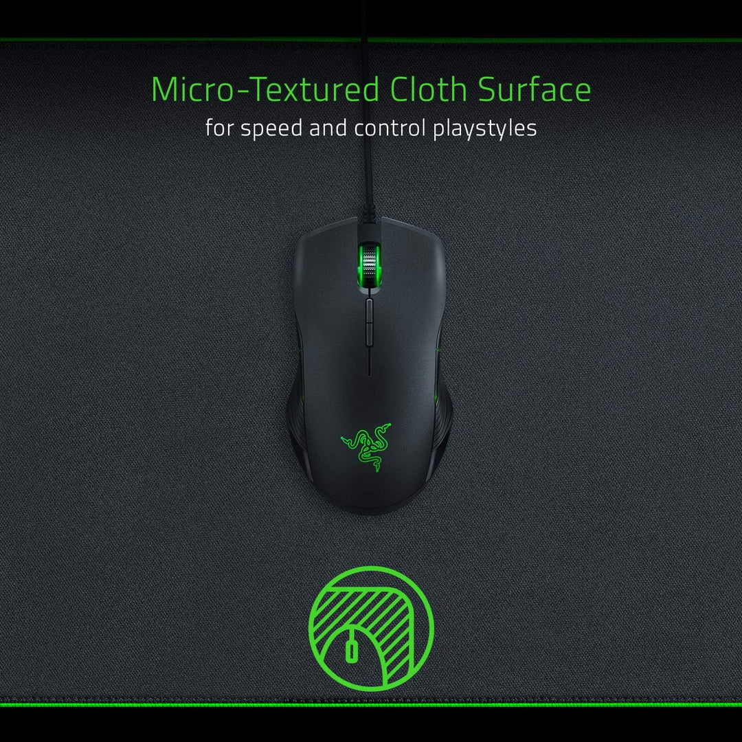 Razer Goliathus Extended Chroma - Extra grosse weiche XXL Gaming Maus-Matte mit RGB Beleuchtung (Kab