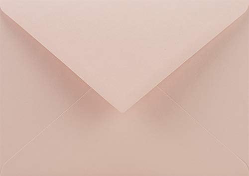 Netuno 500 Brief-Umschläge Blass-Rosa DIN C6 114 x 162 mm 115g Sirio Color Nude Briefkuverts farbige