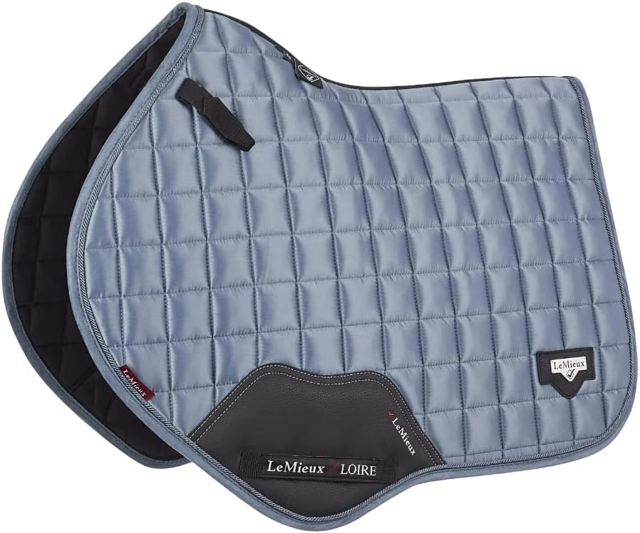 LeMieux Loire Classic Satin Close Contact Square Ice Blue Sattelauflage L Ice Blue, L Ice Blue