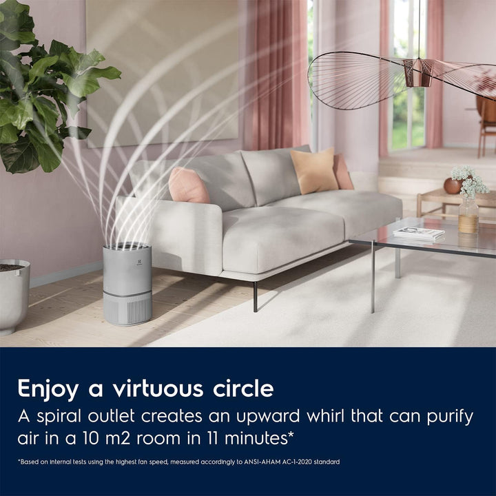 Electrolux Pure 500 Luftreiniger Modell EPO50371UG, Wi-Fi, 3.5 kg, leise um 20 dB, reinigt die Luft