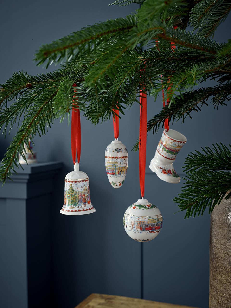 Hutschenreuther Porzellanglocke Weihnachtsglocke 23 Porzellanglocke