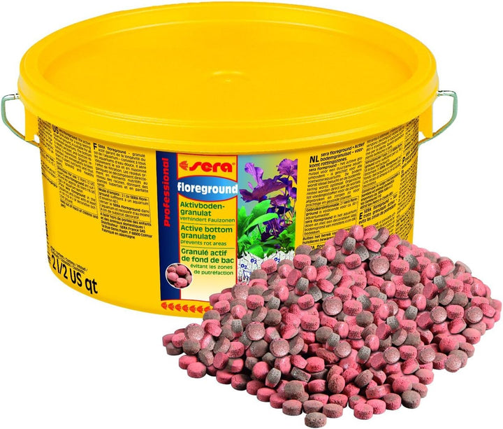 sera Professional floreground 2,2 L (1 kg) - Aktivbodengrund für einen langlebigen Aquarienboden, Bo