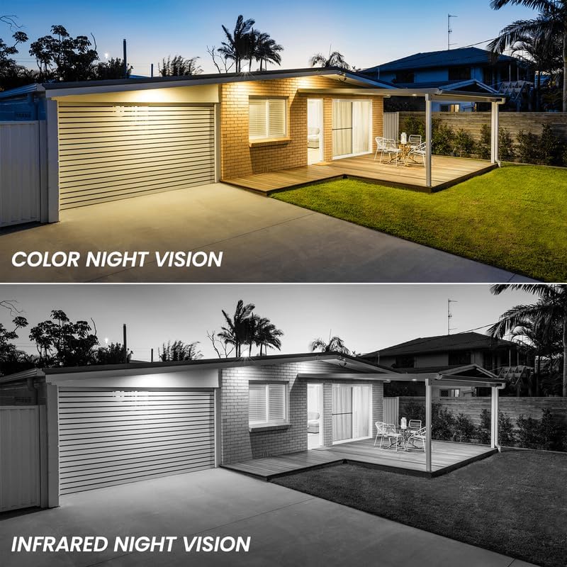 Cinnado Überwachungskamera Aussen Akku Solar - 2K Kabellose WLAN Kamera Überwachung Aussen, Outdoor