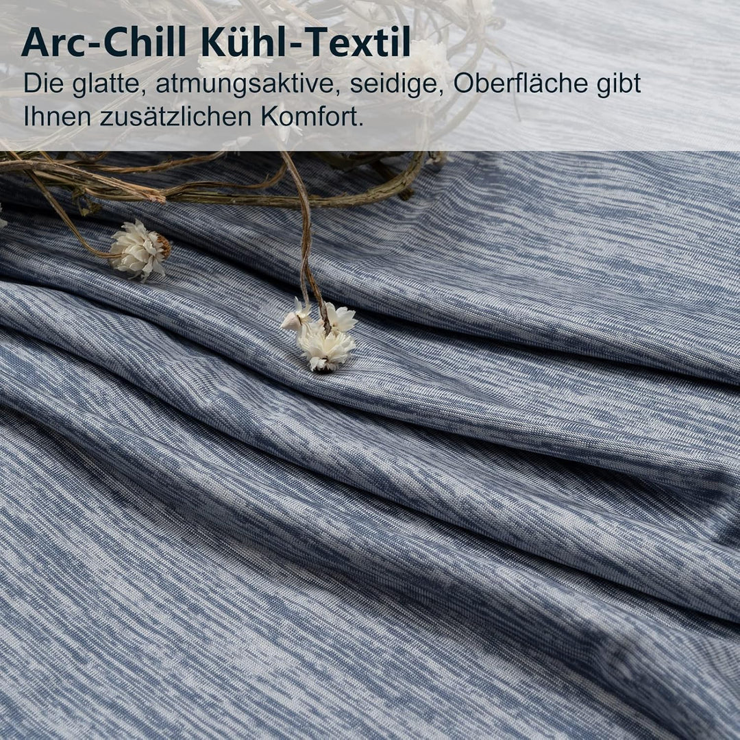 WOLTU Sommerdecke Selbstkühlende Decke Mikrofaser Arc-Chill, Kühldecke mit Q-Max>0.45, Kühl und Haut