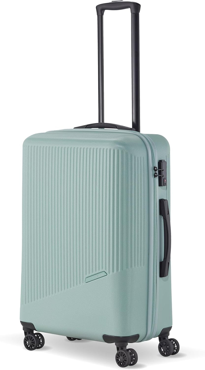 travelite 4-Rad Hartschalenkoffer mittelgross 65 Liter, Gepäck Serie BALI: ABS Hartschalen Trolley m