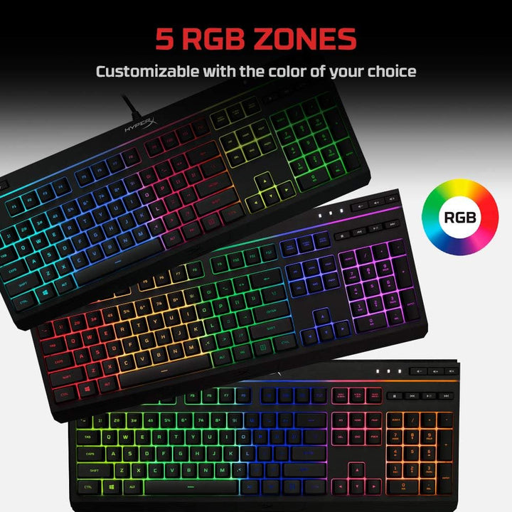 HyperX Alloy Core RGB – Membran Gaming-Tastatur (US Layout), Tastatur