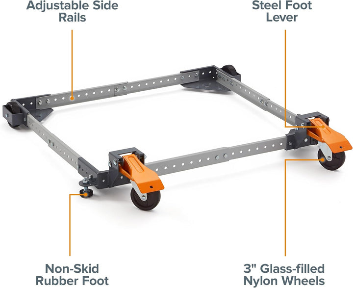BORA Universal Mobile Base, voll verstellbare mobile Basis für Mobilisierung grosser Werkzeuge, Masc