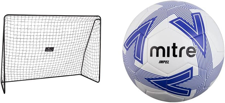 HUDORA Fussballtor XXL - Torwand für Kinder und Erwachsene - Fussball Tor 300 x 205 x 120 cm für Gar