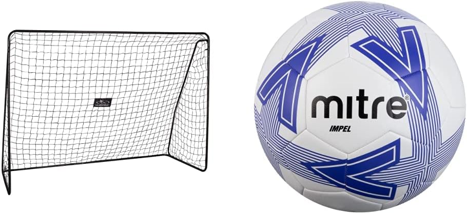 HUDORA Fussballtor XXL - Torwand für Kinder und Erwachsene - Fussball Tor 300 x 205 x 120 cm für Gar