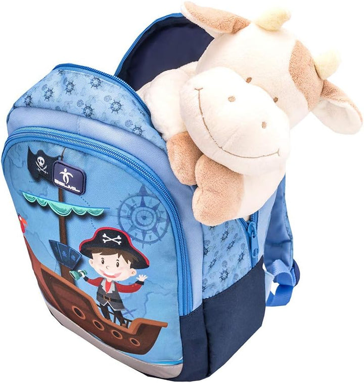 Belmil Kinderrucksack Jungen Mädchen Unisex für 3-6 Jährige - Super Leichte 260 g/Kindergarten/Kripp