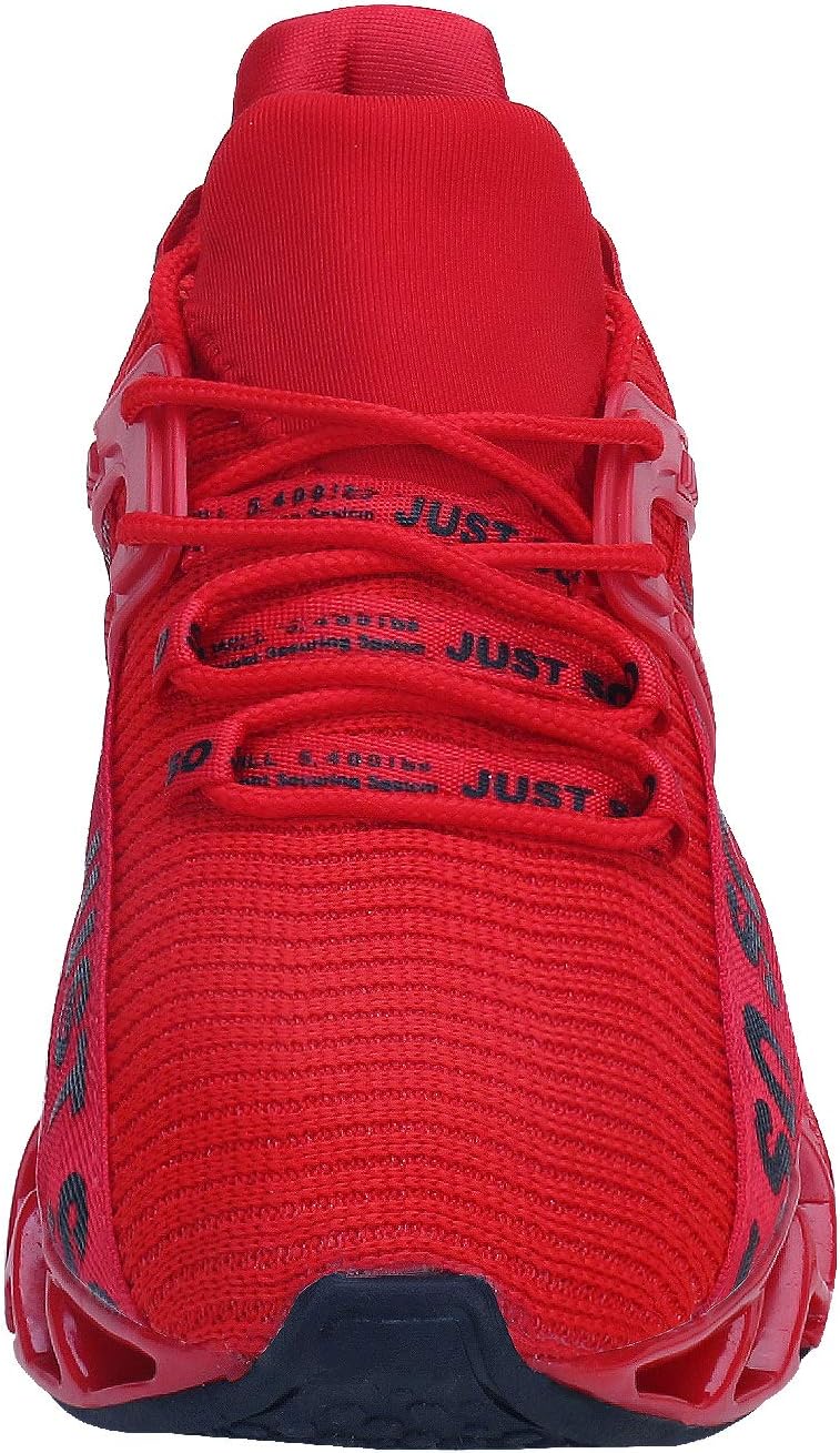 JSLEAP Herren Laufschuhe Turnschuhe Sportschuhe Sneaker Running Tennis Schuhe Atmungsaktiv Leichtgew
