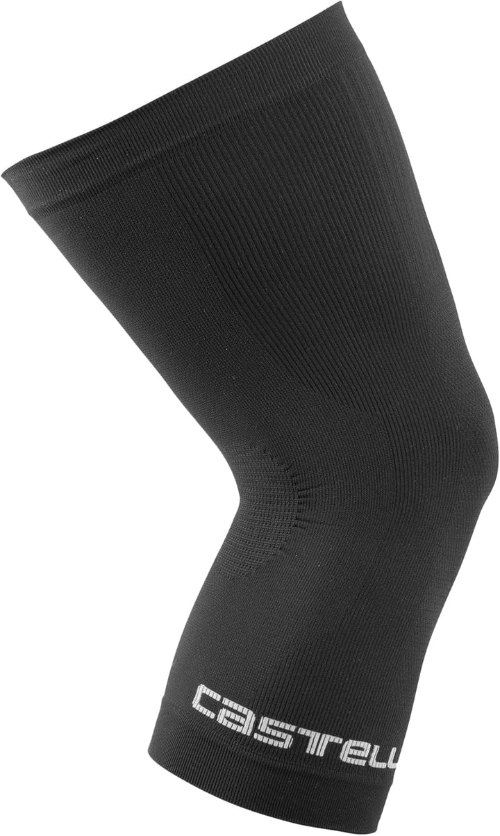 CASTELLI Unisex Pro Seamless Knee Warmer Leg warmers S-M Schwarz-Weiss, S-M Schwarz-Weiss