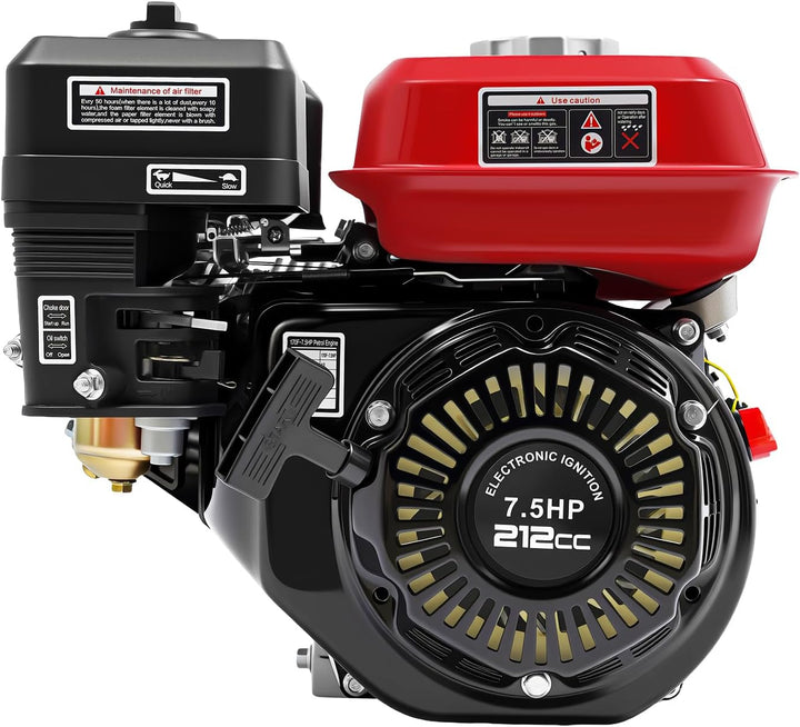 BJTDLLX 7.5 PS 210cc Benzinmotor Kartmotor Standmotor Antriebsmotor 4 Takt 3600 U/min Ersatzmotor 20