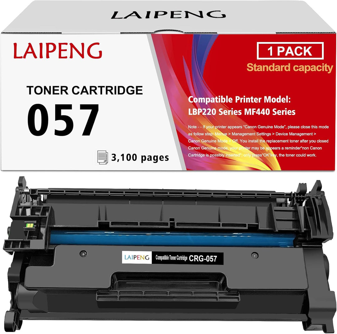 Tonerkartusche kompatibel 057 Schwarz Standard 3100 Seiten für Canon MF450 MF451DW MF452DW MF453DW M