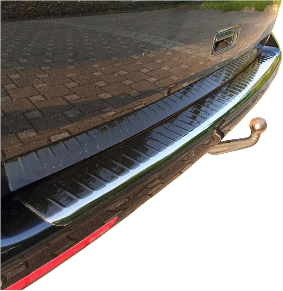 Ladekantenschutz Stossstangenschutz kompatibel mit VW Transporter T5 2003-2015 Edelstahl Chrom Dunke
