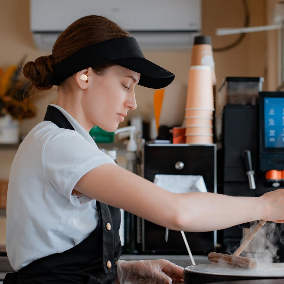 新品 Kabellose Mini-Bluetooth-Ohrhörer, klein/leicht/dünn, für Schlaf/Arbeit/Fitness/Laufen/Drive, Mus