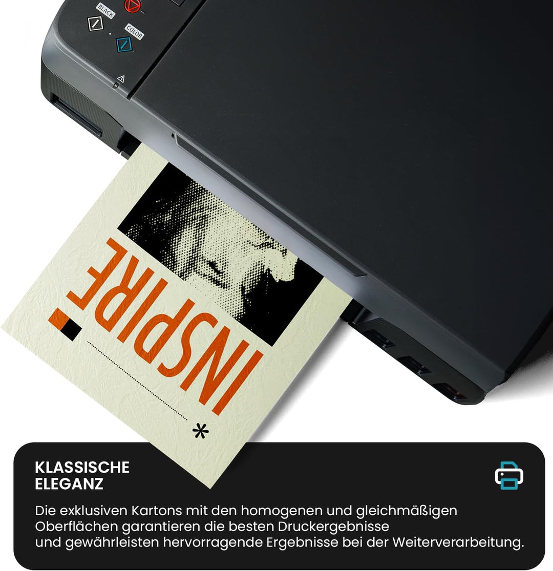 Netuno 400x Creme Karton Raster-Prägung DIN A4 210x 297 mm 246g Elfenbeinkarton Chamois Bastel-Papie