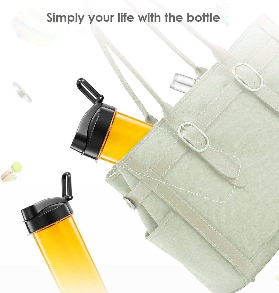 Smoothie Flaschen, Mixer Smoothie Maker Trinkflasche/Tritan flasche/Wasserflasche 570ml BPA-frei für