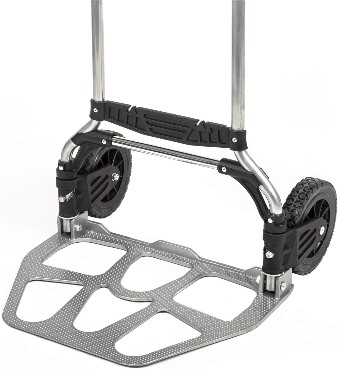 STIER Sackkarre klappbar, Aluminium Transportkarre, Belastbarkeit bis 120kg, Stapelkarre zum Transpo