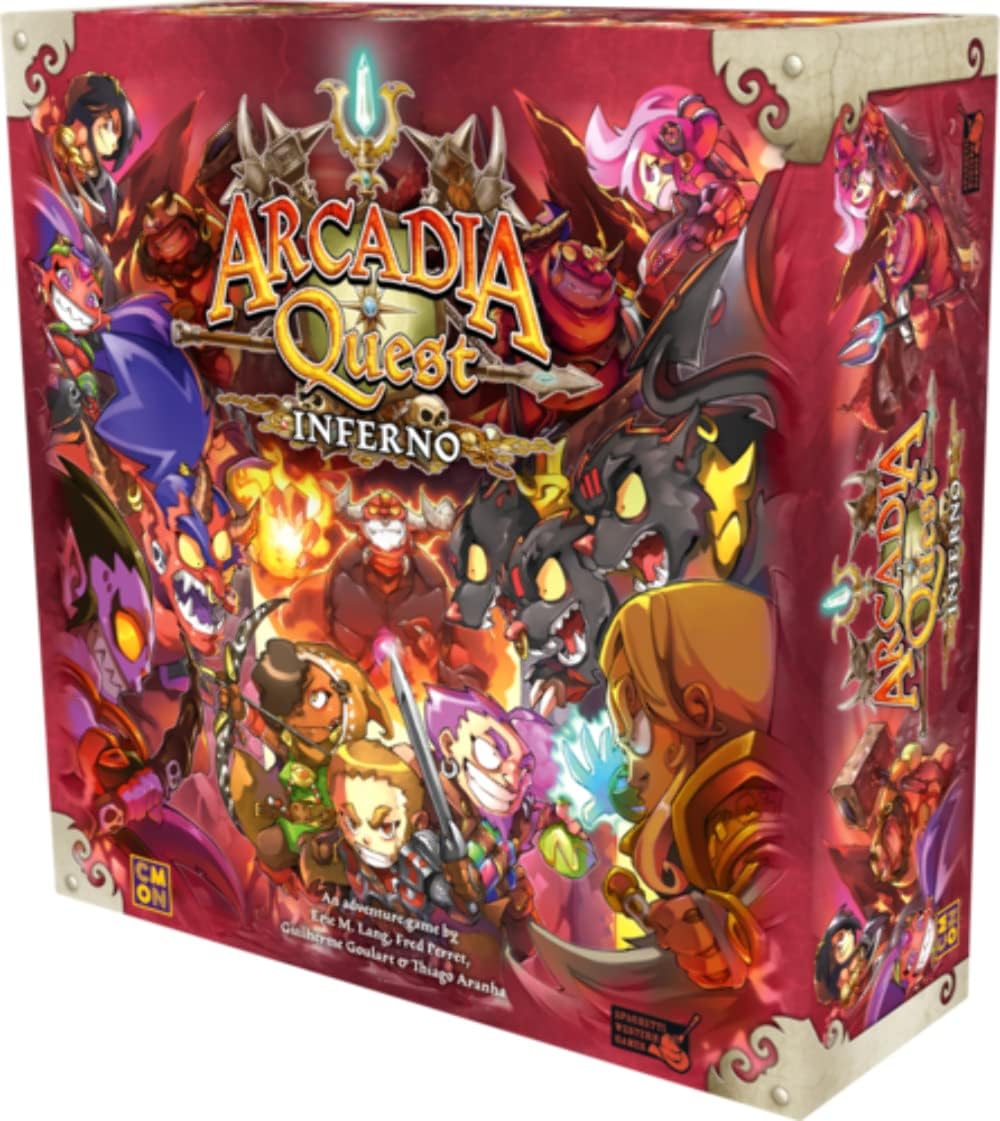 CMON coolminiornot cmnaq018 Arcadia Quest Inferno Spiel