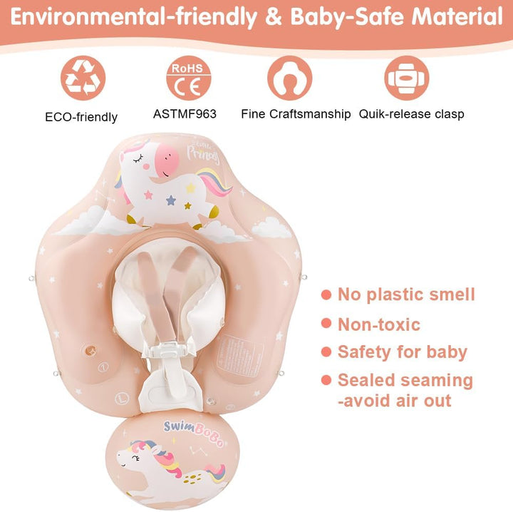 NEU 2023 Schwimmring Baby ab 3-36 Monate, Baby Schwimmring mit Sonnendach Entfernbar, Baby Schwimmhi