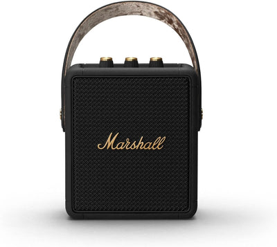 Marshall Stockwell II Portable Bluetooth Speaker - Black&Brass Stockwell II Home Speaker Schwarz und