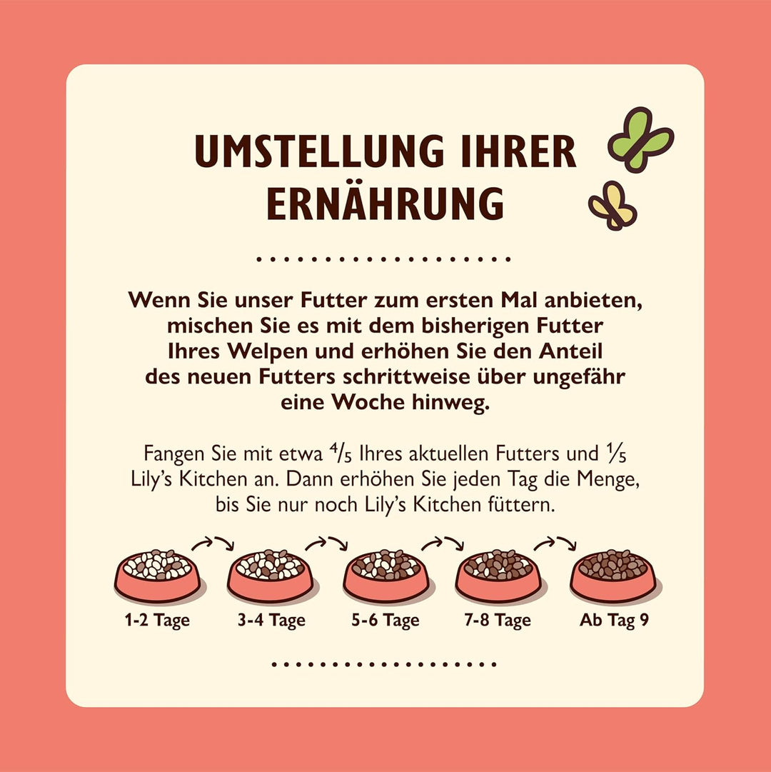 Lily's Kitchen Natürliches Trockenfutter für Welpen Huhn Lachs und Erbsen (2.5kg Pack) Huhn 2.5kg, H