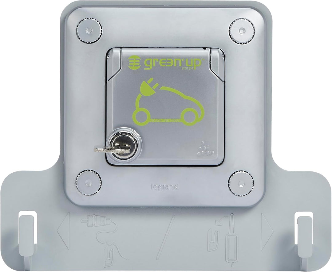 Legrand, Green Up Steckdose für Elektrofahrzeuge & Plug-in-Hybridfahrzeuge, Schnellladesystem f. E-A