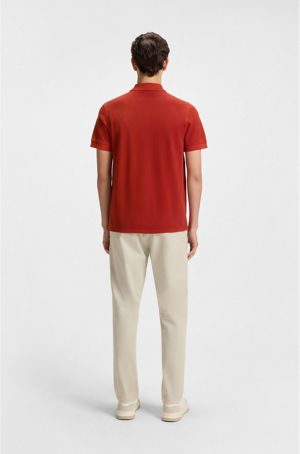 BOSS Herren Prime Polohemd S 842open Orange, S 842open Orange