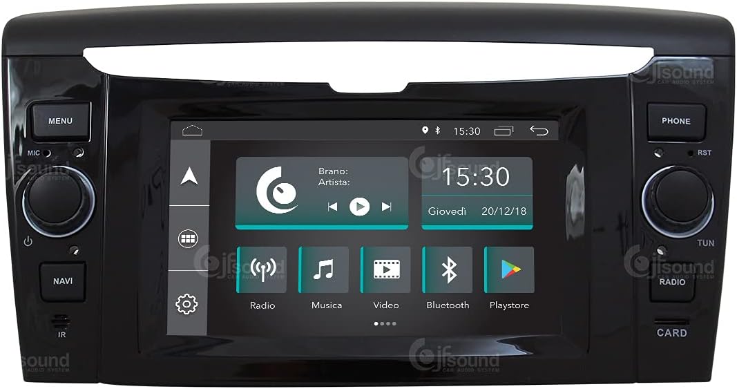 Costum fit Autoradio für Lancia Ypsilon Android GPS Bluetooth WiFi Dab USB Full HD Touchscreen Displ