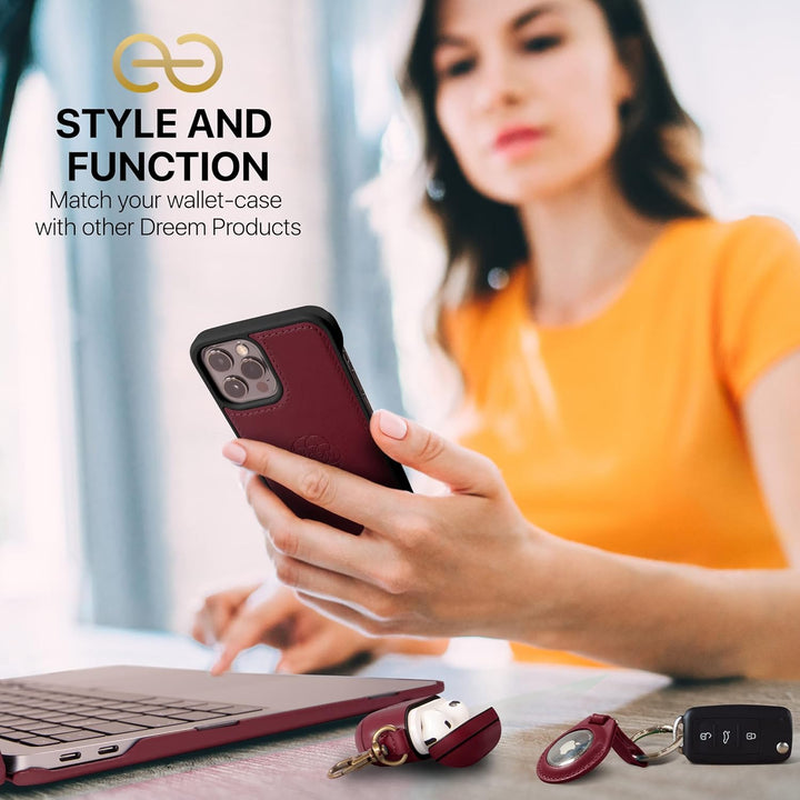 Dreem Fibonacci 2in1 Handyhülle Flipcase für iPhone 12 & 12 Pro | Magnetisches iPhone Case | TPU Etu