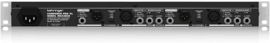 Behringer COMPOSER PRO-XL MDX2600 V2 2-Kanal-Expander/Gate/Kompressor/Peak-Limiter der Referenzklass