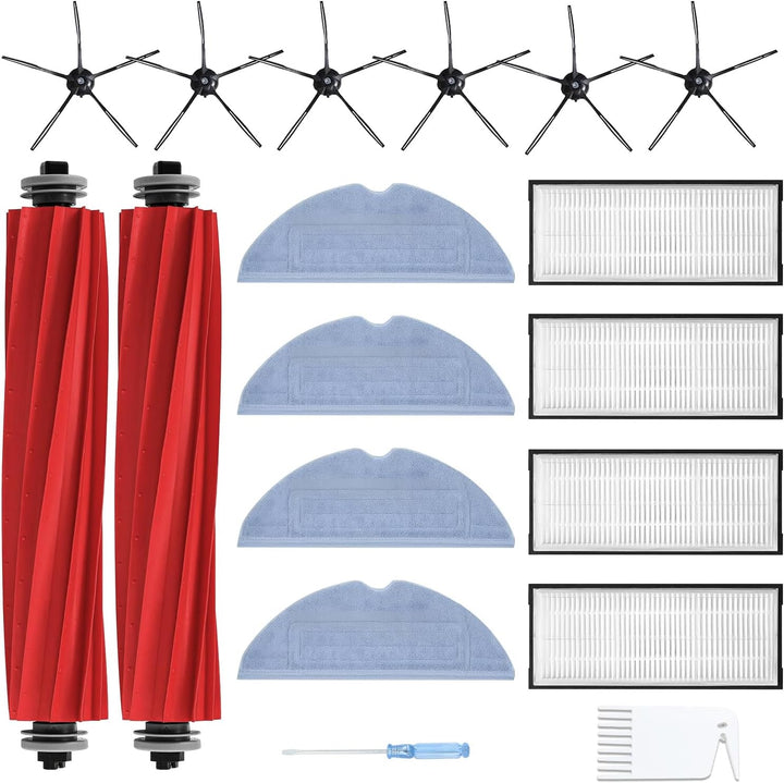 Ersatz Zubehör Set für Roborock S7 S7+ S7 Plus S7 MaxV S7 Pro S7 MaxV Ultra T7 Staubsauger,18 Ersatz
