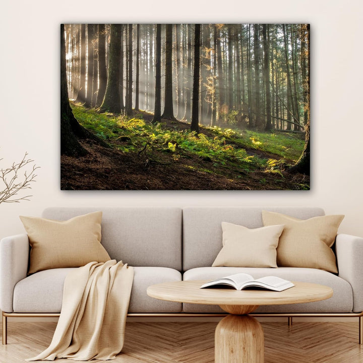 MuchoWow© Leinwand Bilder Gross 120x80 cm XXL Wanddeko Wohnzimmer Aesthetic Room Decor Deko Zimmer W