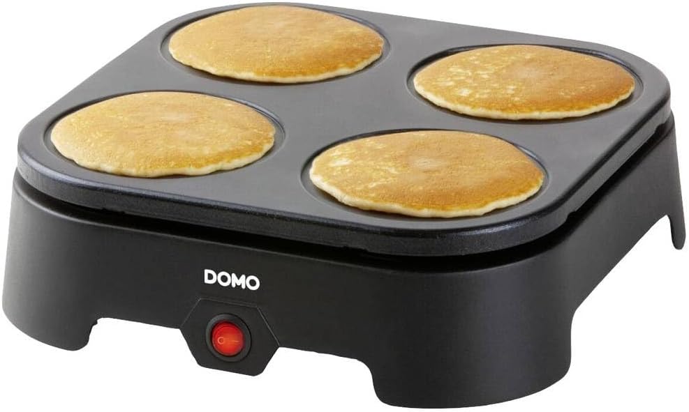 DOMO DO1094P Pancake-Maker Antihaftbeschichtung schwarz