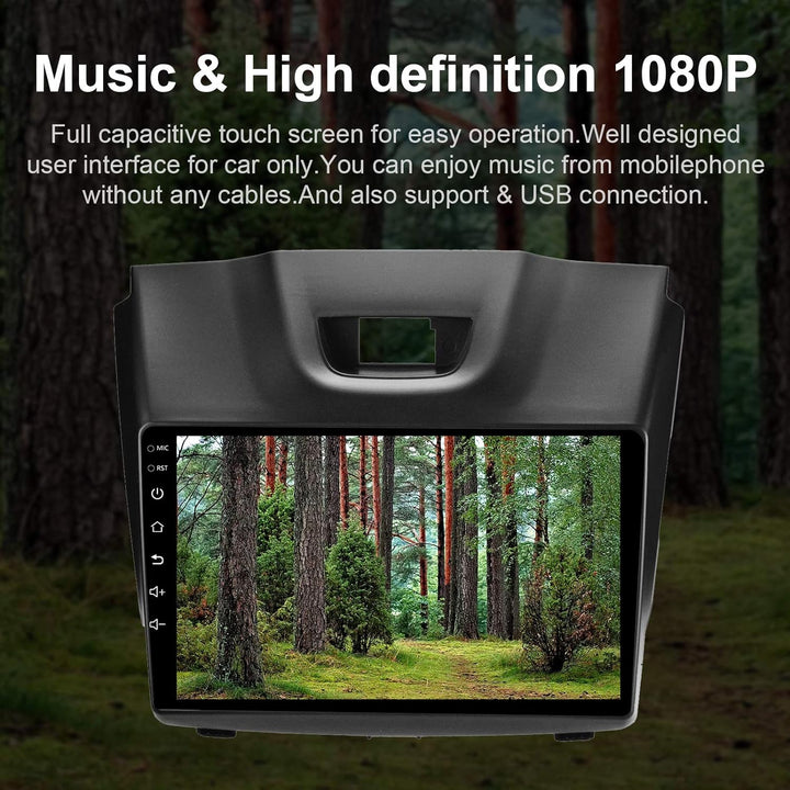 LEXXSON Android 10.1 Autoradio für Isuzu D-MAX 2012-2018, MU-X 2013-2017 | 9-Zoll-AM-FM-Radio mit GP