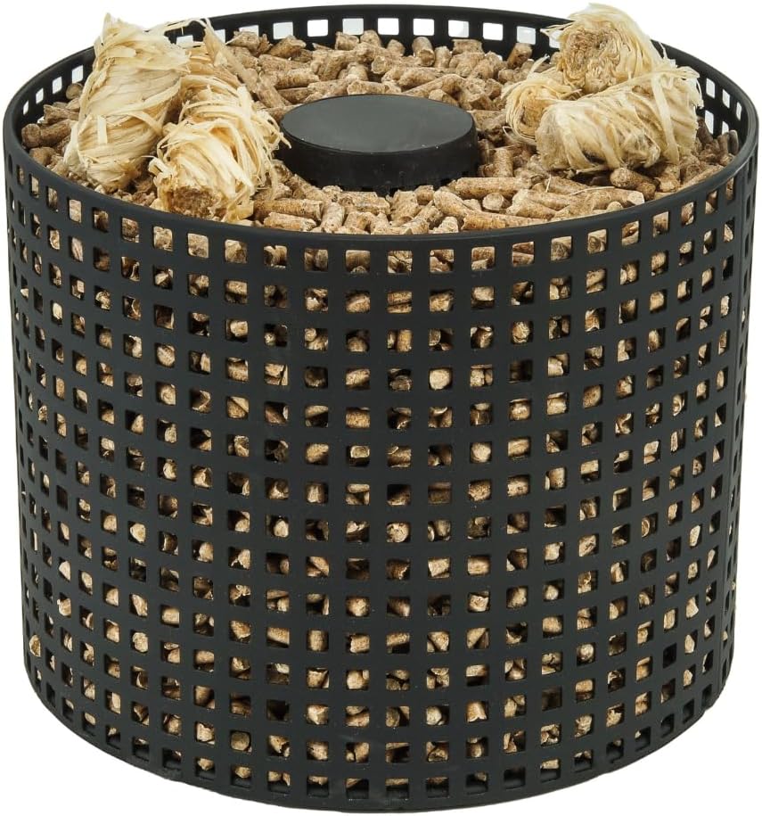 VALO 23er Pelletskorb Ø 23 x H 18 cm Pelletkorb für Kaminofen