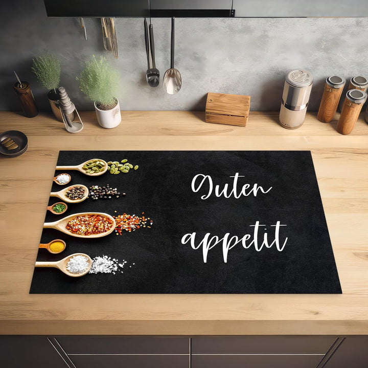 KitchenYeah© Herdabdeckplatte Einteilig Ceranfeld Abdeckplatte Küche Ceranfeldabdeckung Anti Rutsch