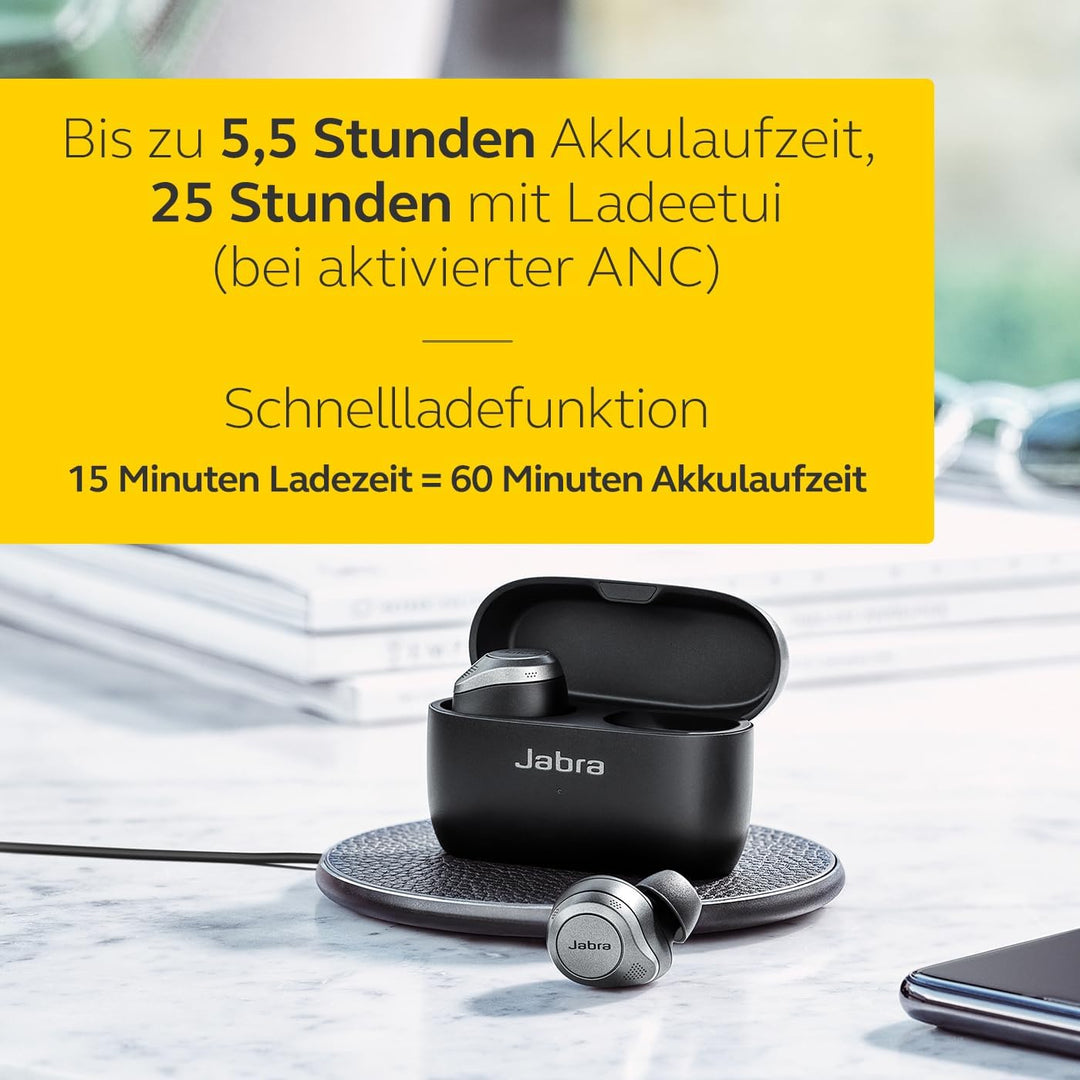 Jabra Elite 85t True Wireless In-Ear Bluetooth Kopfhörer - Earbuds mit Advanced Active Noise Cancell