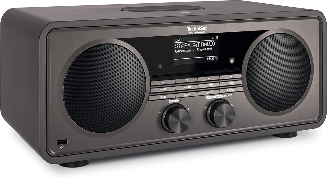 TechniSat DIGITRADIO 631 - Stereo Internetradio (DAB, UKW, 70 Watt 2.1 System m. Subwoofer, CD, USB,